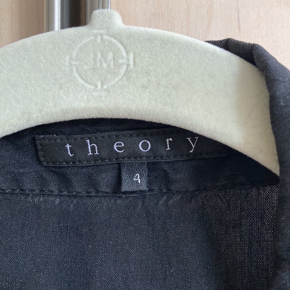 **SOLD** Theory linen jacket - Picture 3 of 5